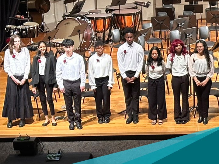 Members of the New Jersey Symphony Youth Orchestra Class of 2024